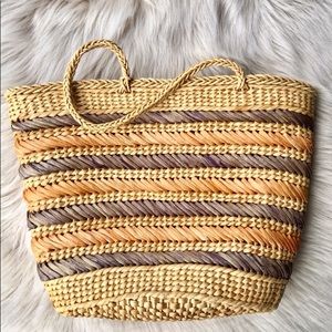 Vintage Basket Bag